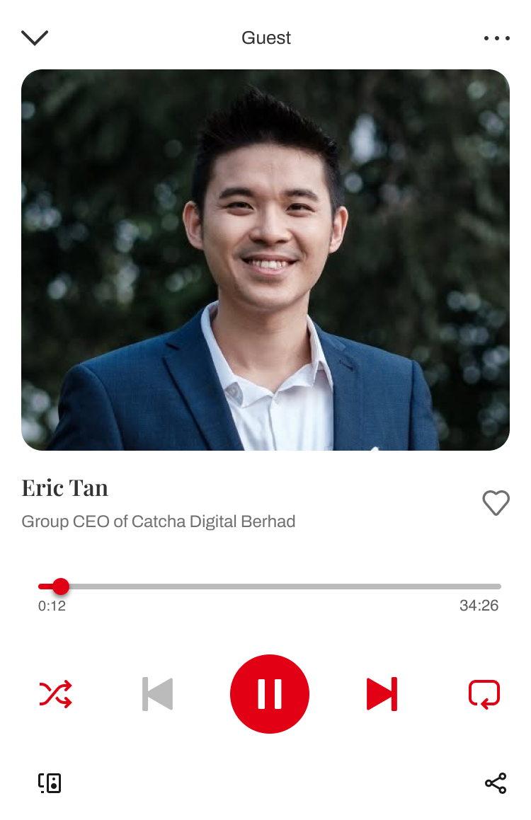 Eric Tan — Group CEO of Catcha Digital Berhad